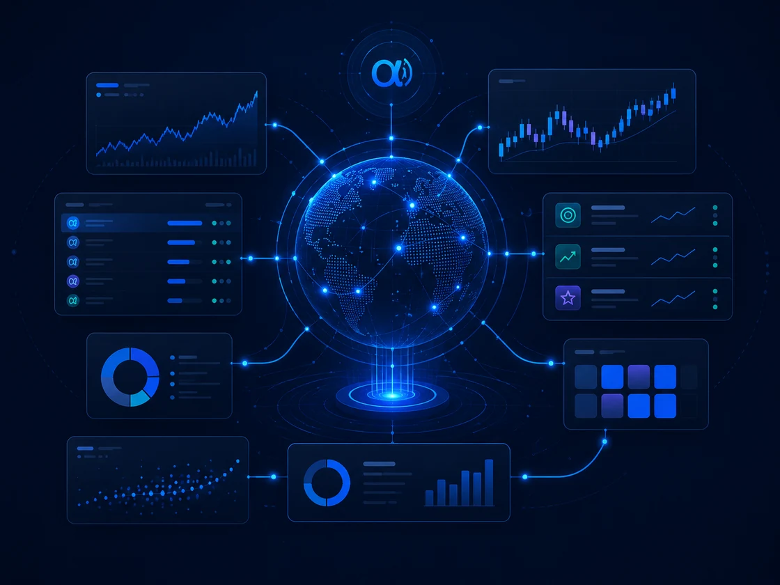 A global market scan feeding ranked stock picks and a portfolio allocation